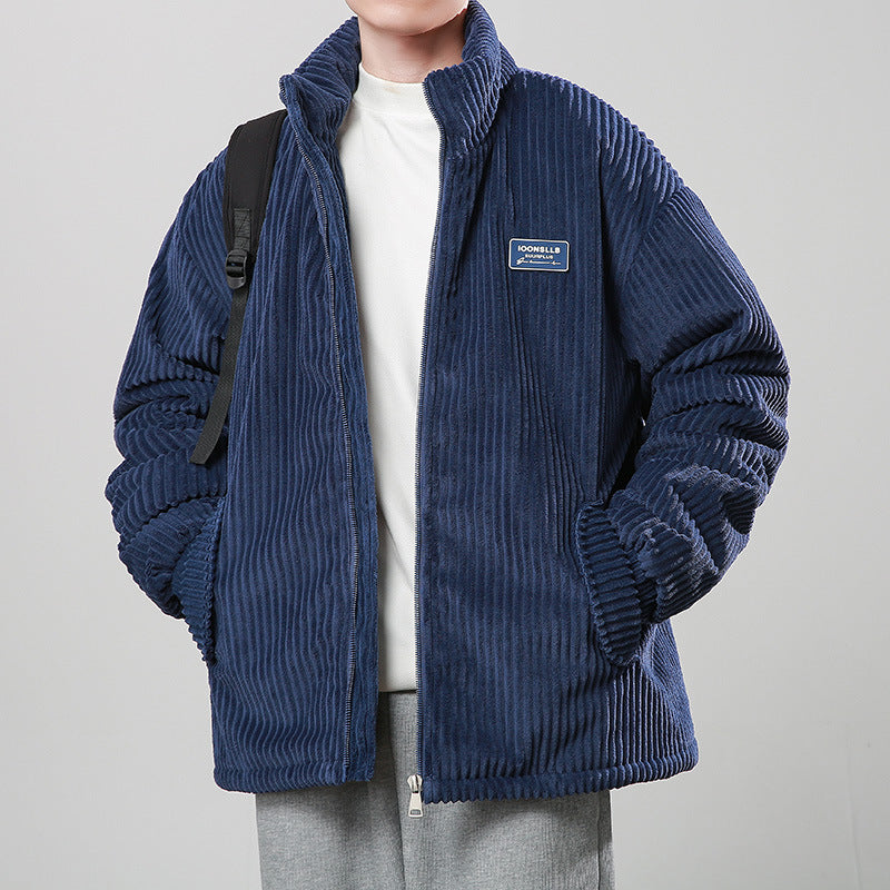 Corduroy Cotton-padded Jacket High-grade Coat