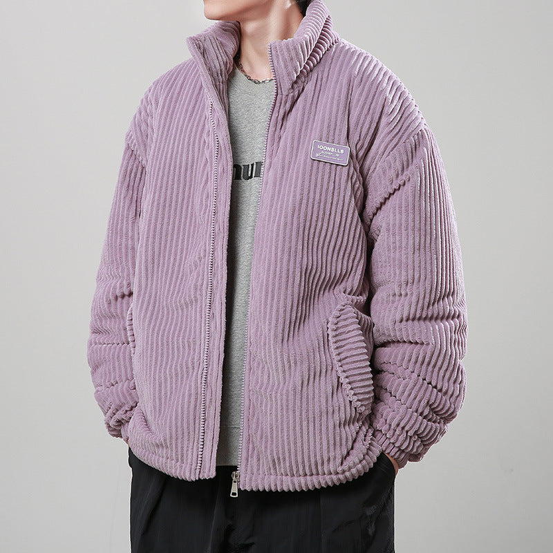 Corduroy Cotton-padded Jacket High-grade Coat